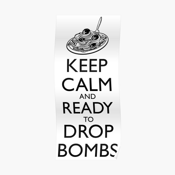 Keep Calm and Ready Poster