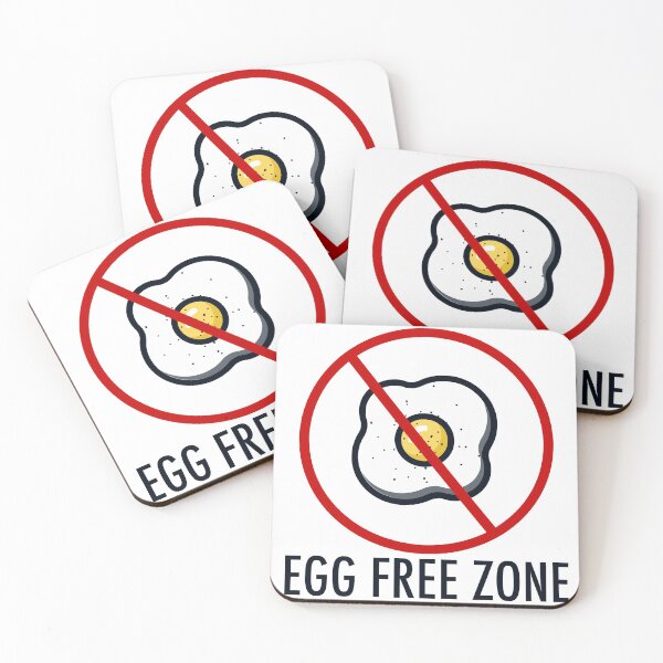 Item preview, Egg Free Zone Food Allergy designed and sold by Epic Love Designs.