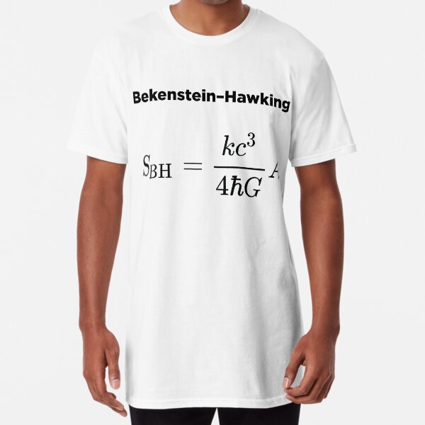 Bekenstein-Hawking Formula Long T-Shirt