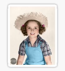 Shirley Temple - 1938 colorized Sticker