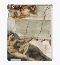 Creation of Adam by Michelangelo iPad Case/Skin