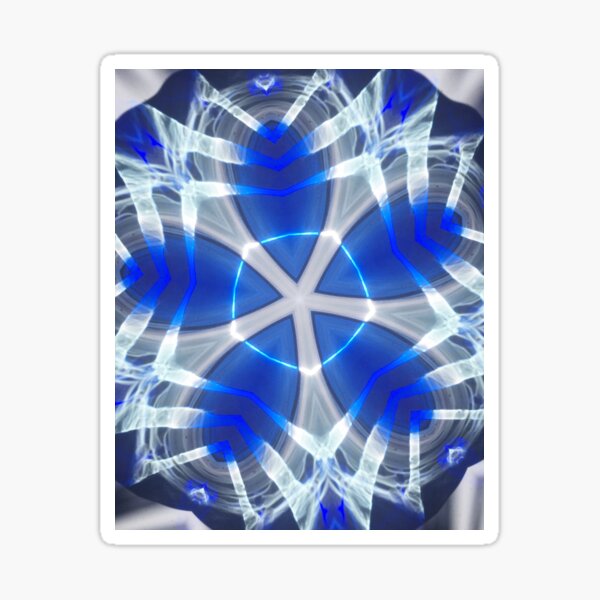 Cobalt Glass Light Painting Sticker