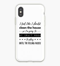 Craft Room Quotes iPhone Case