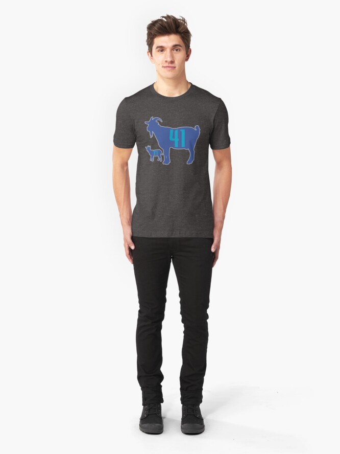 Alternate view of The GOAT - City Edition Dirk Nowitzki and Luka Doncic Slim Fit T-Shirt