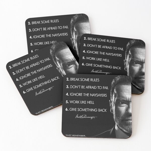Item preview, Arnold Schwarzenegger's 6 rules for success designed and sold by CRiT.