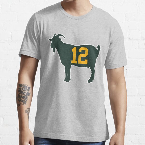 'The GOAT - Aaron Rodgers' Essential T-Shirt for Sale by TheDFDesigns