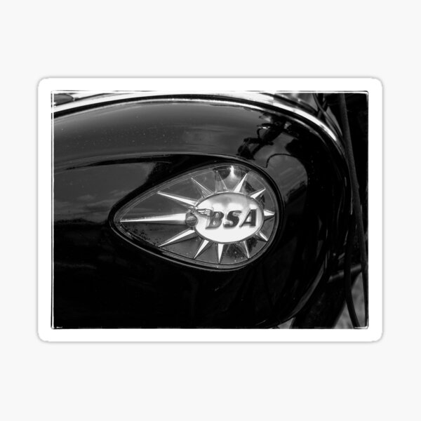 Insigne de char classique BSA C15 250cc pour motos britanniques Sticker