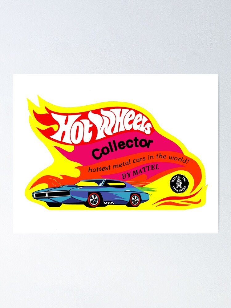 vintage hot wheels poster