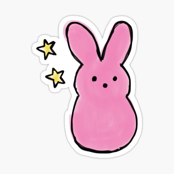 Lil Peep Bunny Sticker