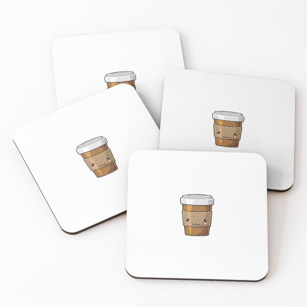 Item preview, Brown Coffee Cup Kawaii designed and sold by karspaul.