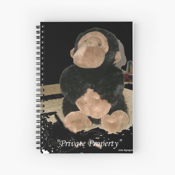 Four Funky Monkeys 08 Spiral Notebook