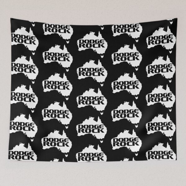 Item preview, Dodge Rock Black & White - Map of Australia designed and sold by dodgerock.