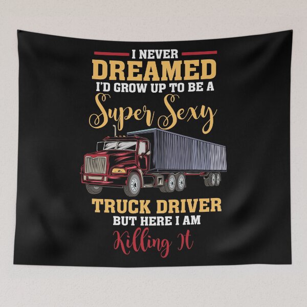 Item preview, Streamlined Semitrailer Sexy Trucker Truck Driver Cool Gift designed and sold by Sandra78.