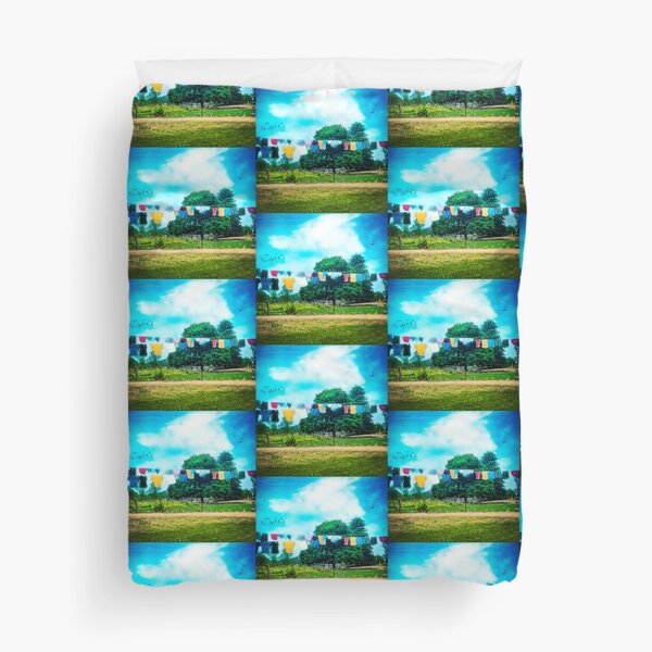 A Woman's Work is Never Done Duvet Cover