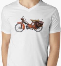 Vintage French Motobecane Moped V-Neck T-Shirt