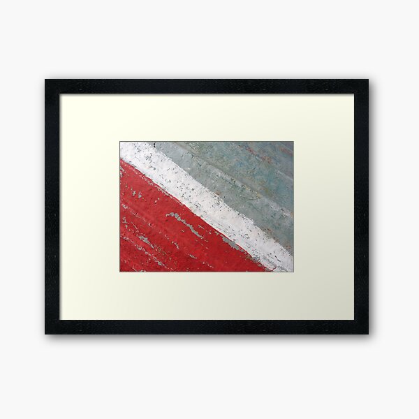 Diagonal Framed Art Print