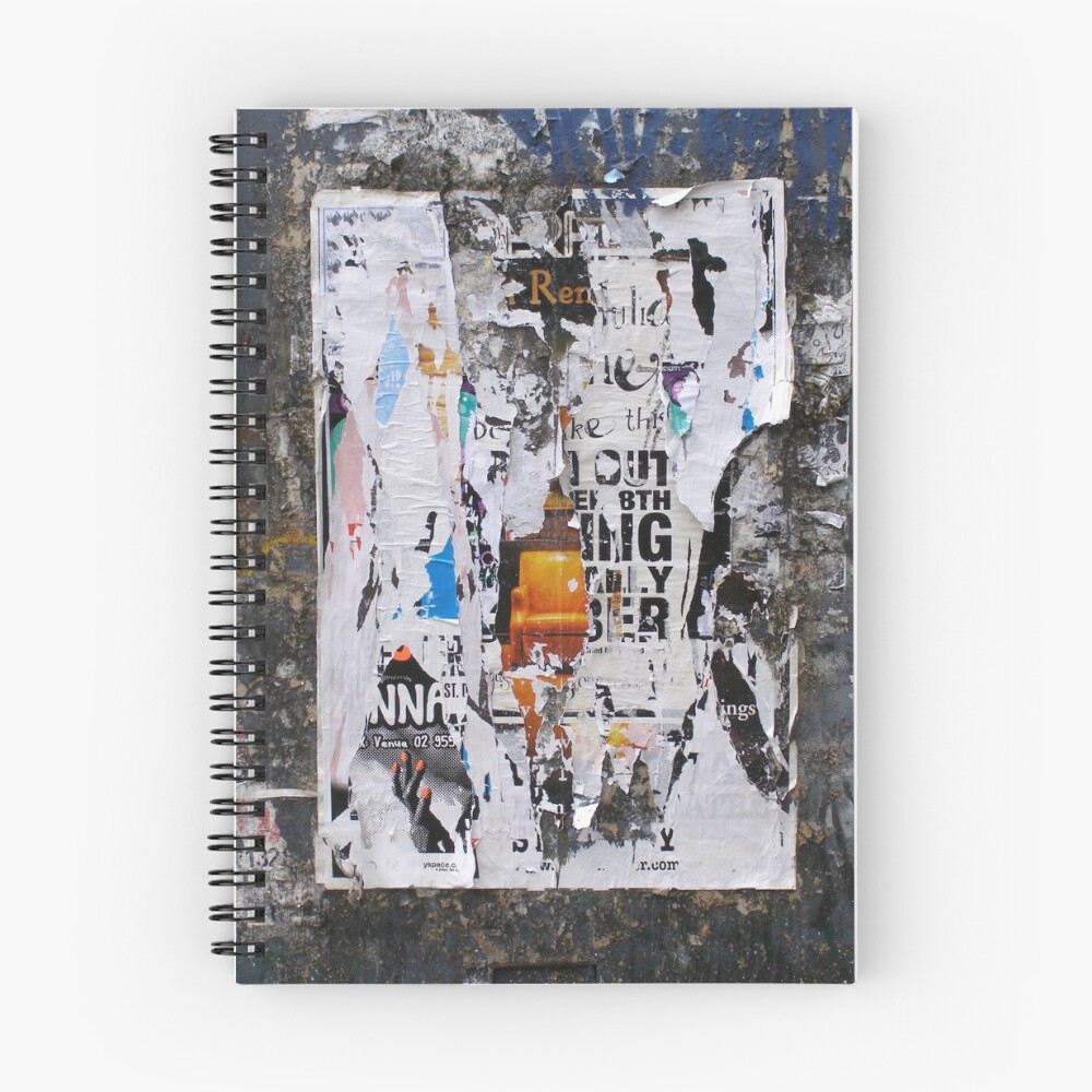 Item preview, Spiral Notebook designed and sold by cutpaste.