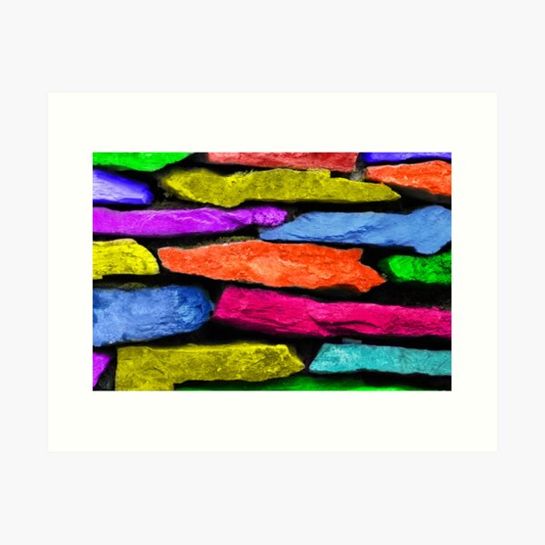 Colored Wall Art Print