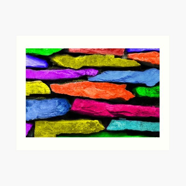 Colored Wall Art Print