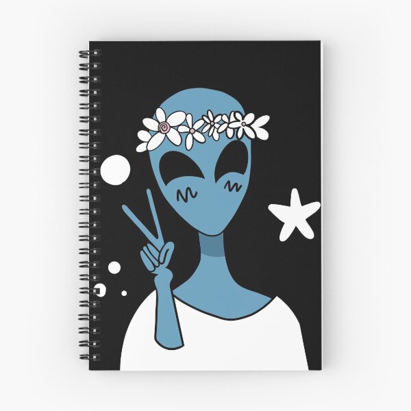 Item preview, Peace Out Alien Print designed and sold by Hebe .Halstead.