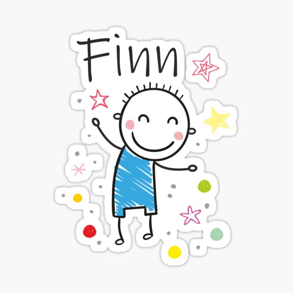 Sticker Baby Finn Redbubble