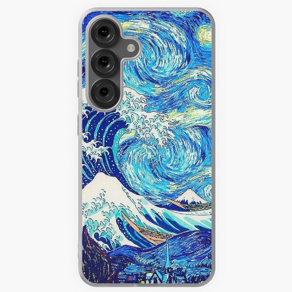 Item preview, The Great Wave Hokusai - Starry Night Van Gogh designed and sold by RBEnt.