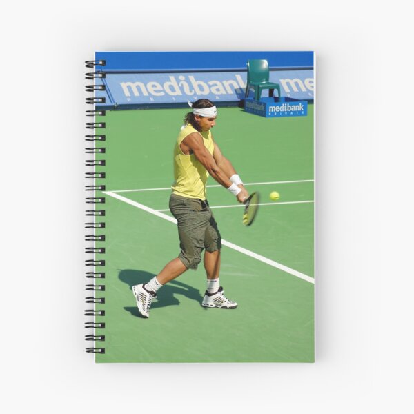 Backhand (Rafael Nadal) Spiral Notebook