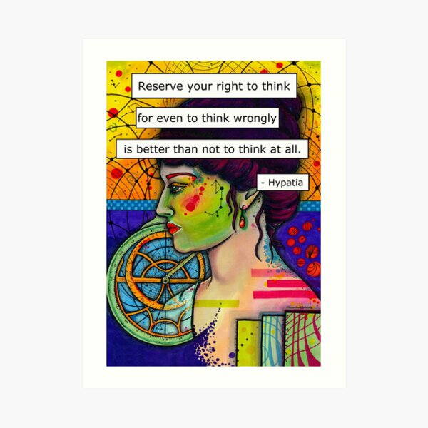 Hypatia Art Print