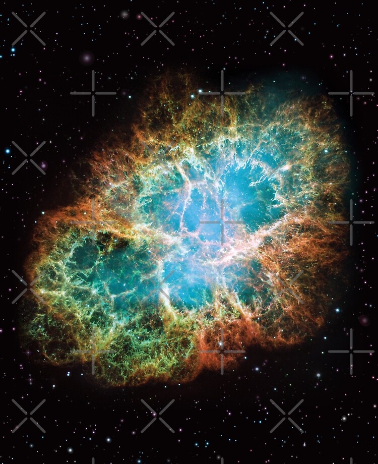 Crab Nebula NGC 1952, Taurus A supernova remnant in the