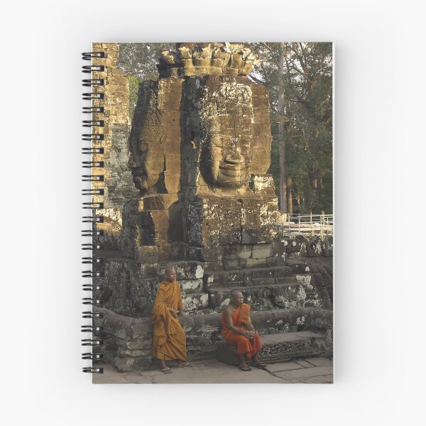 Item preview, Monks in Bayon Temple - Cambodia designed and sold by Christophe Dur.
