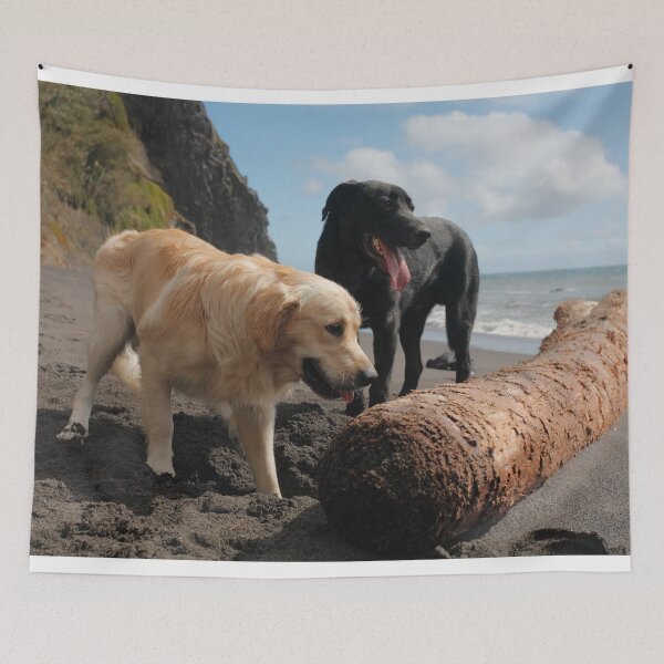 Item preview, Two dogs playing designed and sold by Gaspar Avila.