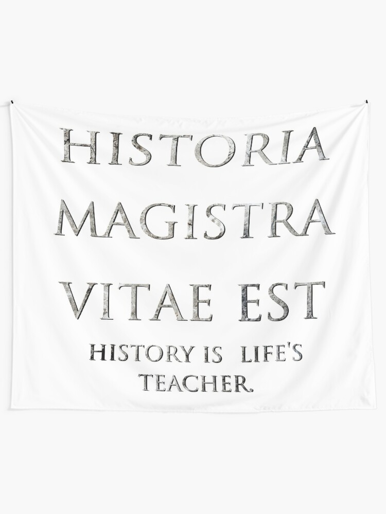 Historia Magistra Vitae Est Tapestry By Mofoto Redbubble