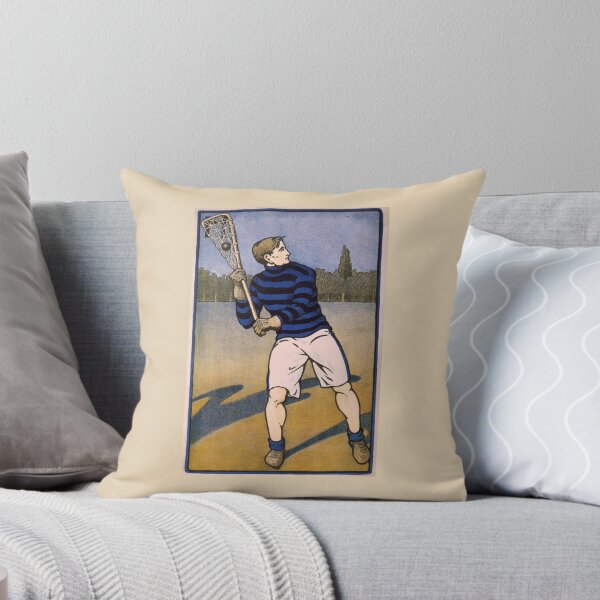 Item preview, Vintage Illustration of a Lacrosse Player (1905) designed and sold by BravuraMedia.