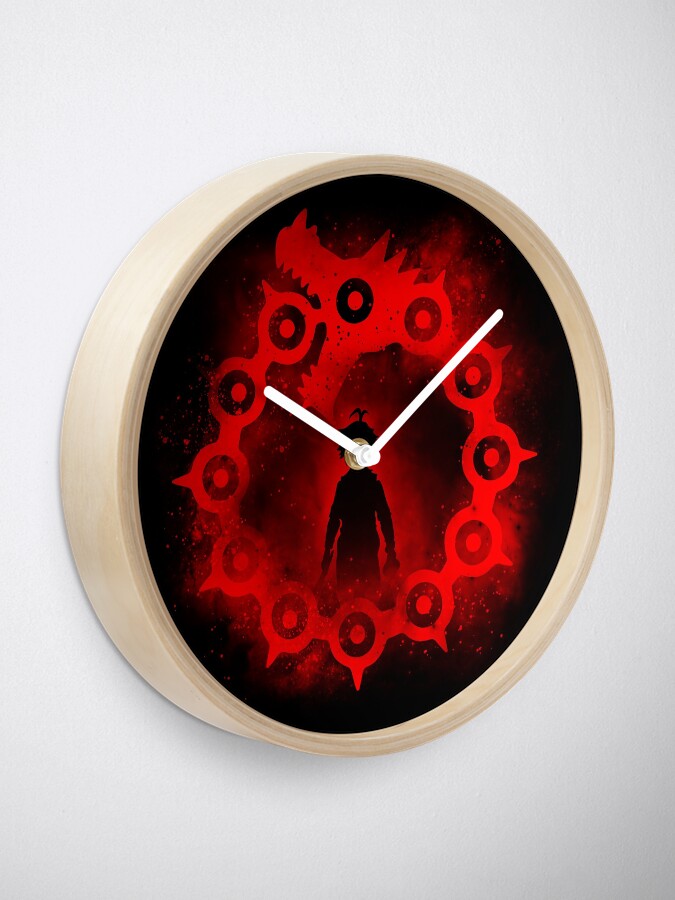 Alternate view of Dragon's Sin of Wrath Clock