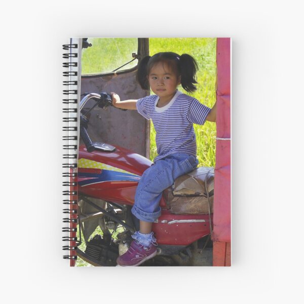 A Cute motorbike girl - China Cahier à spirale