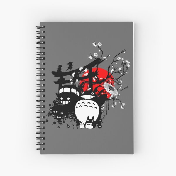Japan Spirits Spiral Notebook