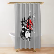 Japan Spirits Shower Curtain