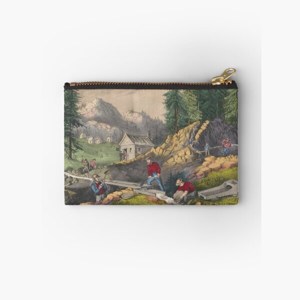 Item preview, Vintage California Gold Rush Illustration (1871) designed and sold by BravuraMedia.