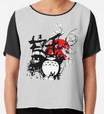 Japan Spirits Chiffon Top
