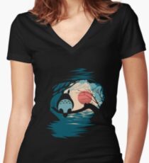 Sunrise Women's Fitted V-Neck T-Shirt