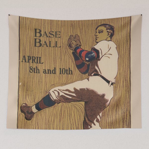Item preview, Vintage Baseball Pitcher Illustration (1905) designed and sold by BravuraMedia.