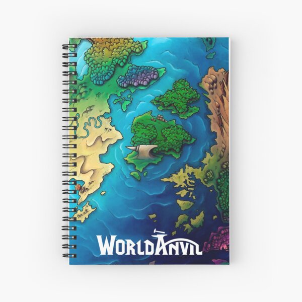 World Anvil: Anvil Island Spiral Notebook