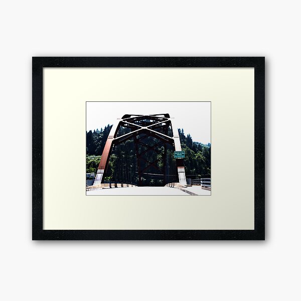 Sauvie Island Bridge Framed Art Print