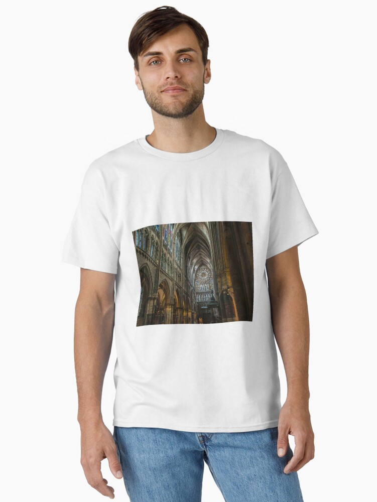 Thumbnail 2 of 7, Classic T-Shirt, Grand Cathedral of old. designed and sold by Scooterbob.