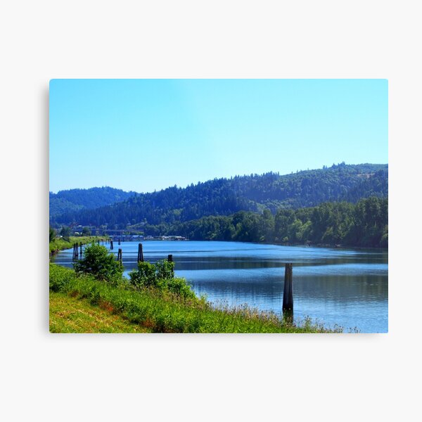 Sauvie Island Landscape Metal Print