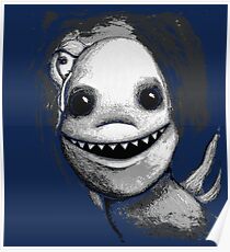 Meeting New People for Nessie and Mermaid (Grayscale Version) Poster