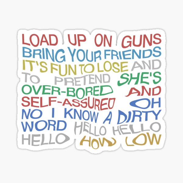 "smells like teen spirit" Sticker by mildstorm | Redbubble
