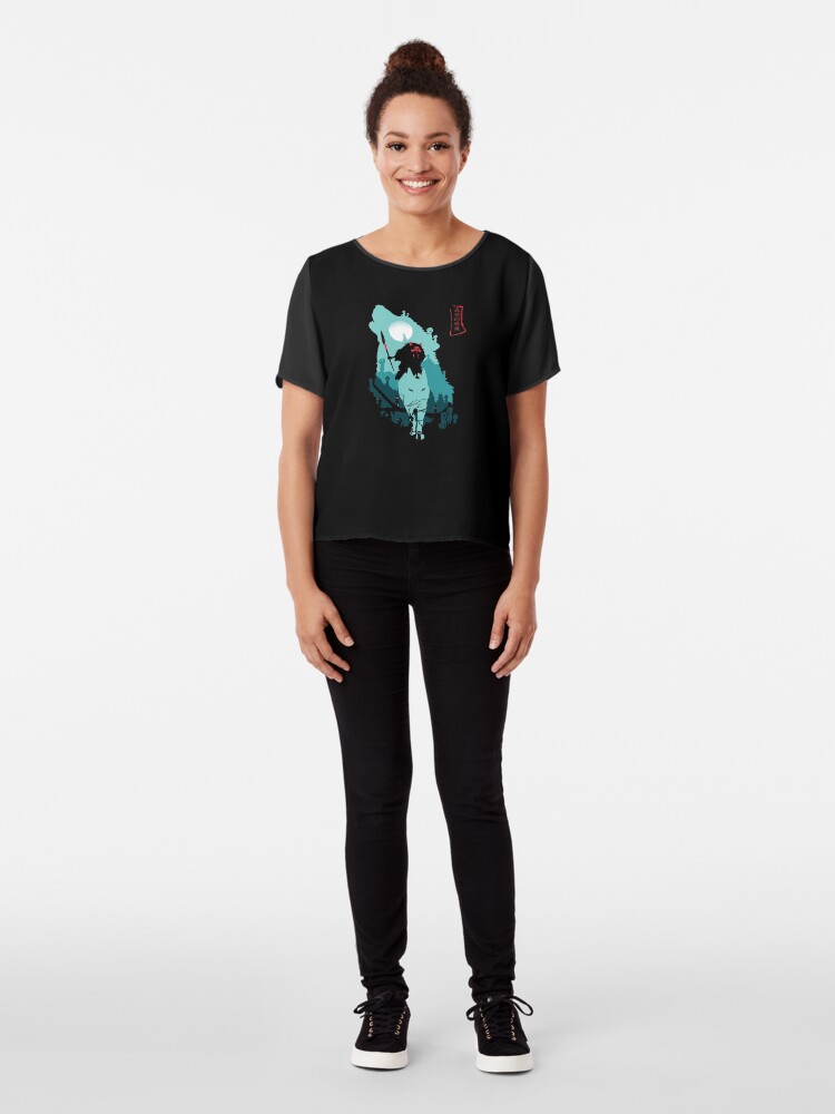 Alternate view of The Forest Protrectress Chiffon Top