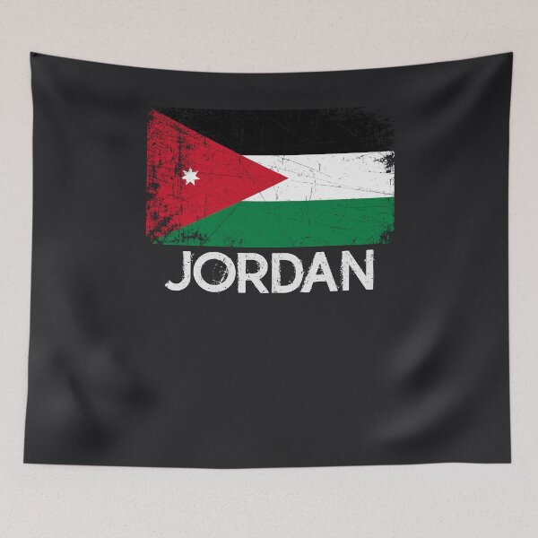 Item preview, Jordanian Flag Design | Vintage Made In Jordan Gift designed and sold by melsens.
