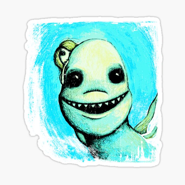 Meeting New People for Nessie and Mermaid (Color Version) Sticker